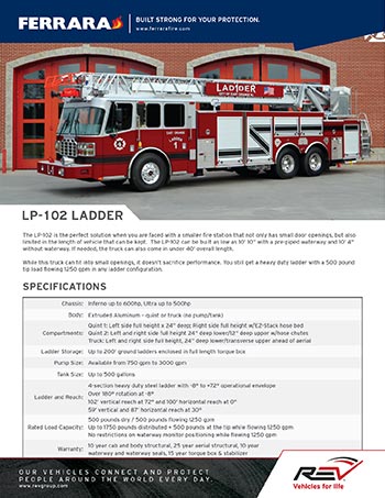 lit-ladder-lp102 LP-102 Ladder sales sheet