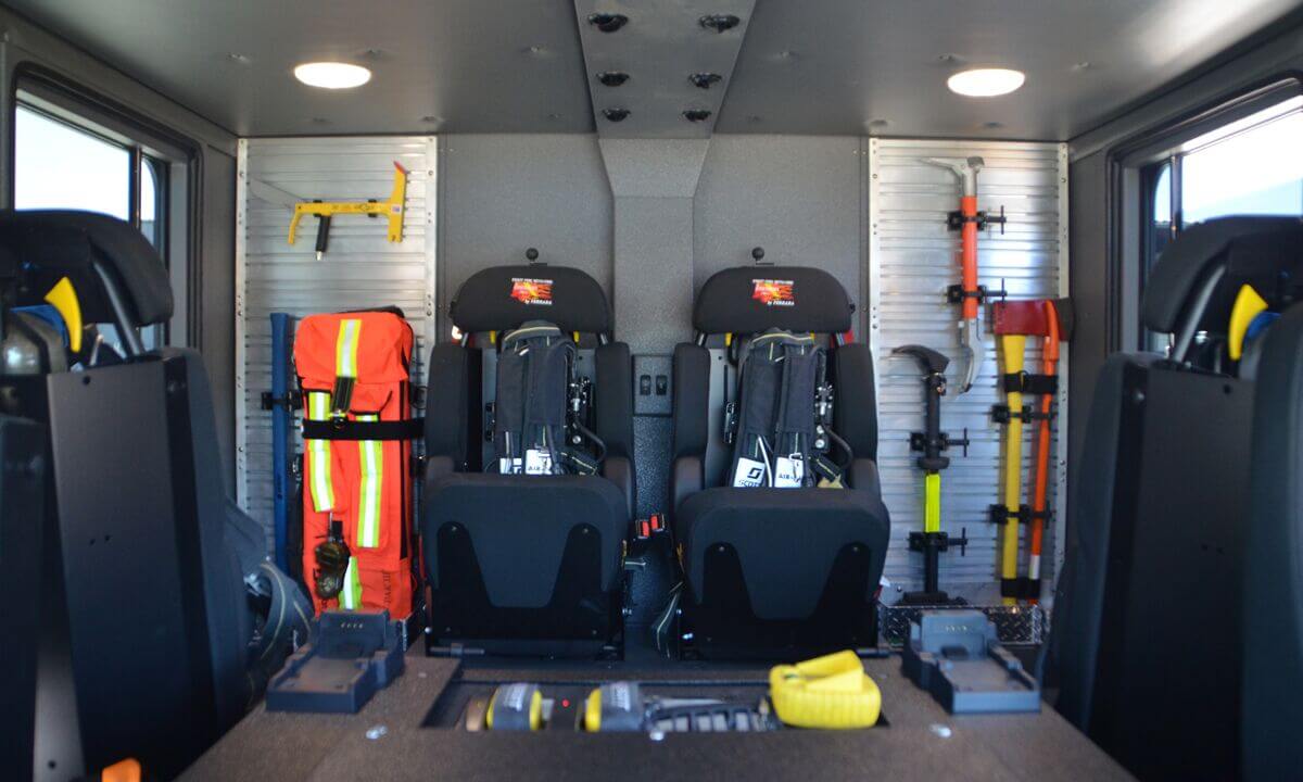 CUSTOM WALL EQUIPMENT STORAGE